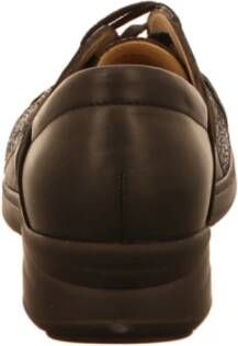 Finn Comfort Zwarte Veterschoenen Mineola