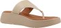 FitFlop F-Mode Leather Flatform Toe-Post Sandals BEIGE - Thumbnail 12