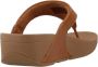 Fitflop Dianets LULU LEATHER TOEPOST pool slides pantoffel badeschoen met sleehak - Thumbnail 9