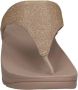FitFlop TM Lulu Shimmer Toe-Post teenslippers beige - Thumbnail 7