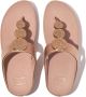 FitFlop Halo Bead-circle Metallic Toe-post Slides Roze Vrouw - Thumbnail 5