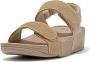 Fit Flop Fitflop Lulu Adjustable Shimmerlux Back-strap Sandalen Beige Vrouw - Thumbnail 7