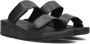 FITFLOP Slippers Dames Lulu Adjustable Shimmerlux Sides Maat: 38 Materiaal: Leer Kleur: Zwart - Thumbnail 6