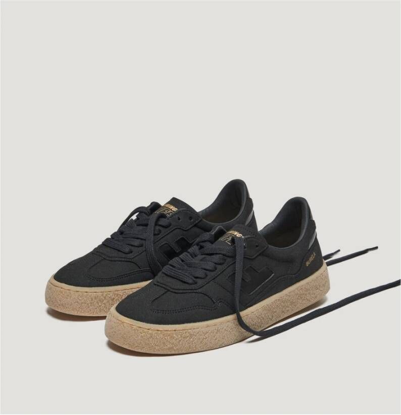 Flamingos' Life Stoere Zwarte Suède Stijlvolle Sneakers Black Unisex