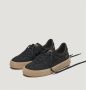 Flamingos' Life Stoere Zwarte Suède Stijlvolle Sneakers Black Unisex - Thumbnail 3