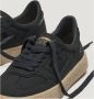 Flamingos' Life Stoere Zwarte Suède Stijlvolle Sneakers Black Unisex - Thumbnail 4