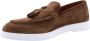 Flecs Klassieke Teddy Moccasin Loafers Brown Heren - Thumbnail 10