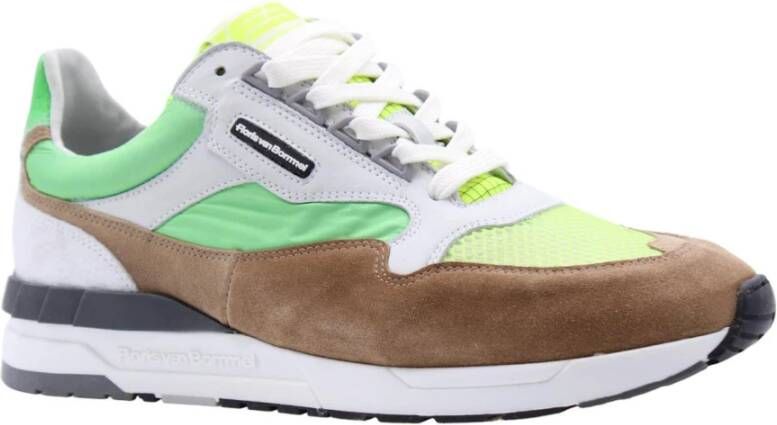 Floris van Bommel Asper Sneaker Stijlvol en Comfortabel Green Heren