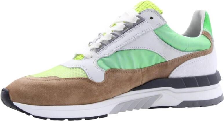 Floris van Bommel Asper Sneaker Stijlvol en Comfortabel Green Heren