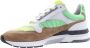 Floris van Bommel DE RUNNER 01.47 Volwassenen Lage sneakersHeren sneakersVrije tijdsschoenen Groen - Thumbnail 8