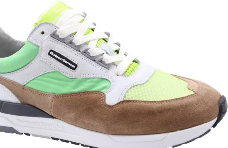 Floris van Bommel Asper Sneaker Stijlvol en Comfortabel Green Heren