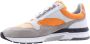 Floris van Bommel DE GROMMER 01.17 Volwassenen Lage sneakers sneakersVrije tijdsschoenen Oranje - Thumbnail 11