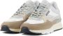 Floris van Bommel Sneakers Heren Lage sneakers Herenschoenen SFM-10155 Beige combi + - Thumbnail 12