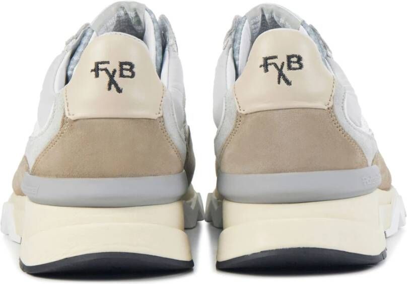 Floris van Bommel Beige Combi Sneakers Multicolor Heren