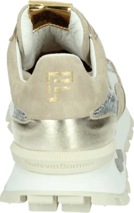 Floris van Bommel Beige Sportieve Lage Schoenen Blokki 04.10