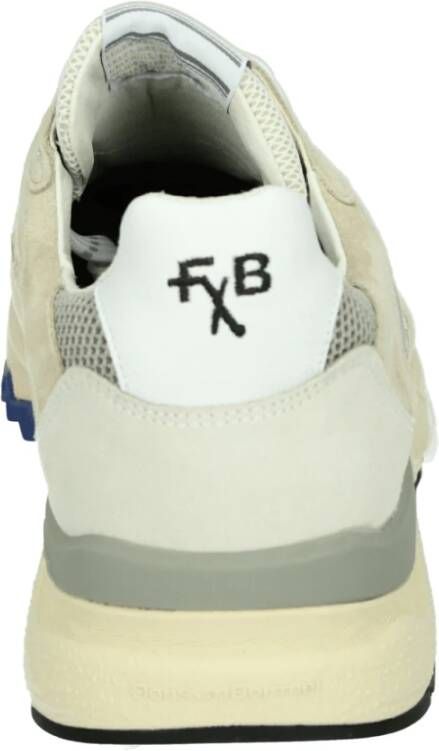 Floris van Bommel Beige Vrijetijdssneakers met Rubberen Zool