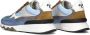 Floris van Bommel Sneakers Heren Lage sneakers Herenschoenen SFM-10155 Blauw combi - Thumbnail 15