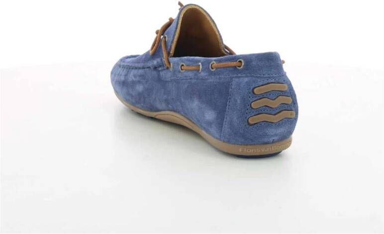 Floris van Bommel Blauwe Herenschoenen Sfm-40009
