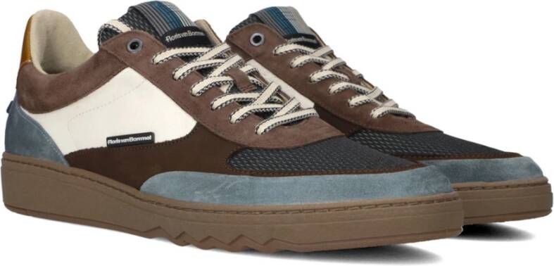 Floris van Bommel Blauwe Lage Sneakers Multicolor Heren