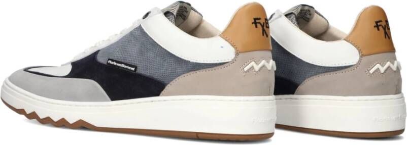 Floris van Bommel Blauwe Lage Top Heren Sneakers