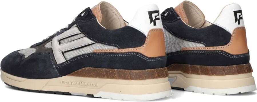 Floris van Bommel Blauwe Suède Sneakers Sfm-10153 Multicolor Heren