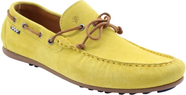 Floris van Bommel Castillon Mocassin Yellow Heren