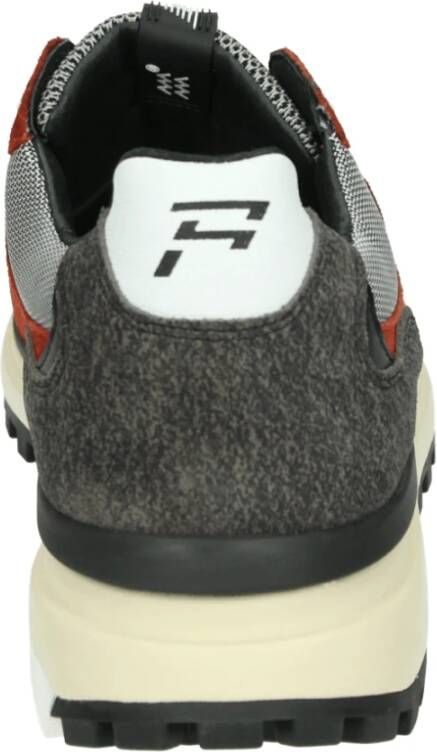 Floris van Bommel Casual Herenschoenen Bordeaux Leer Suède