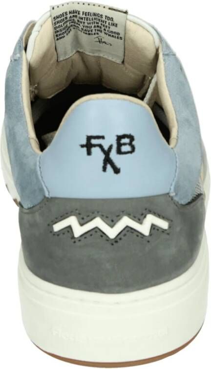 Floris van Bommel Casual Herenschoenen Lichtblauw