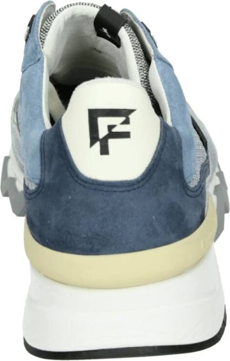 Floris van Bommel Casual Herenschoenen Lichtblauw Suède