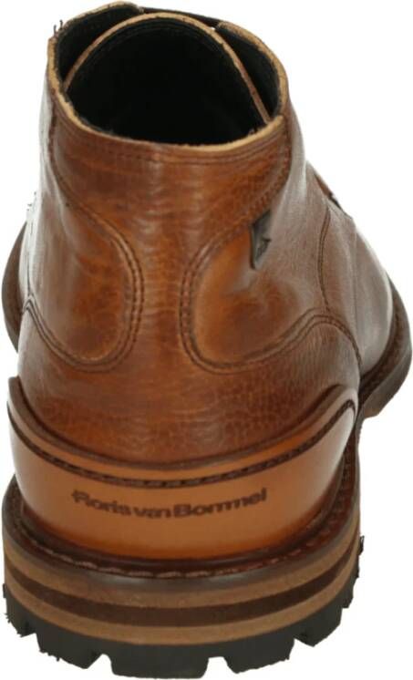Floris van Bommel Casual Leren Schoenen Cognac Kleur