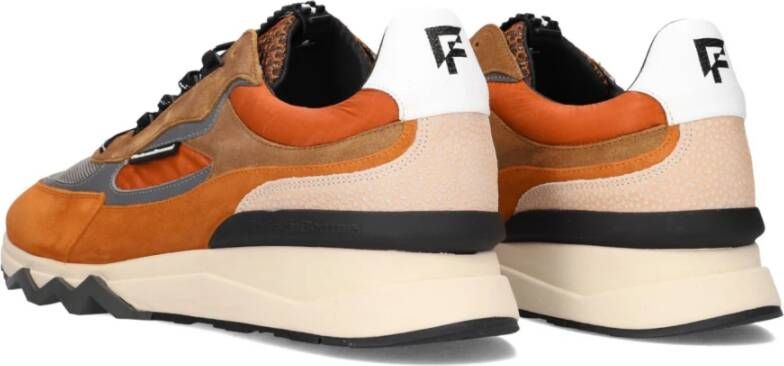 Floris van Bommel Chunky Sole Oranje Sneakers voor Heren