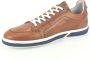 Floris van Bommel Cognac Sneaker N.+blauwe Z. Brown Heren - Thumbnail 3