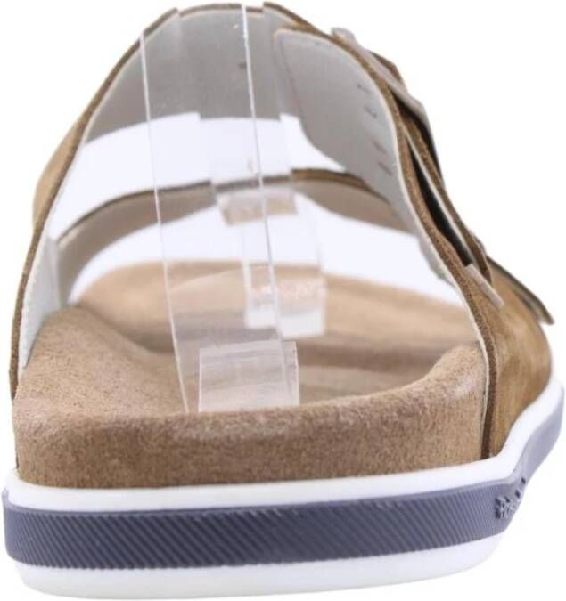 Floris van Bommel Stijlvolle Zomer Slippers Brown Heren