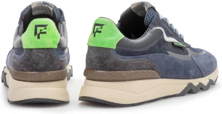 Floris van Bommel Donkerblauw Suède Formele Schoenen
