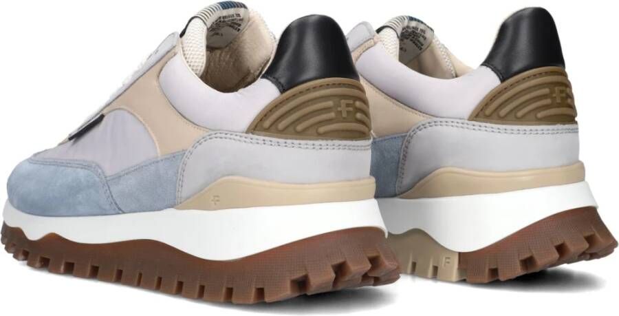 Floris van Bommel Elegante Blauwe Suède Lage Sneakers Multicolor Heren
