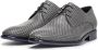 Floris van Bommel Elegante Leren Schoenen Gray Heren - Thumbnail 2