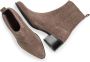 Floris van Bommel Evi 01.12 suède enkellaarzen met crocoprint taupe - Thumbnail 10