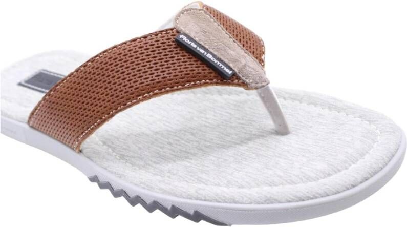 Floris van Bommel Flip Flops Bruin Heren