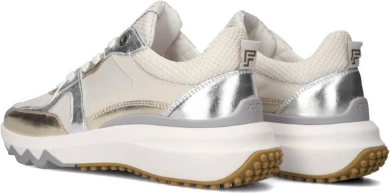 Floris van Bommel Glamoureuze Zilveren Sneakers