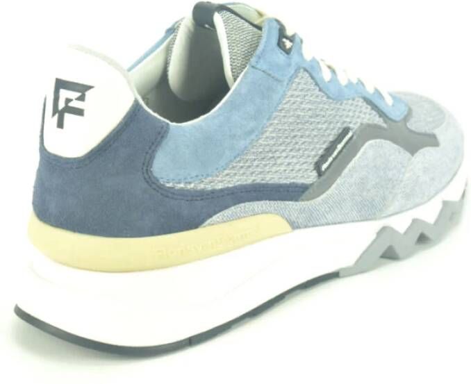 Floris van Bommel Grijs Blauw Runner Schoenen Multicolor Heren