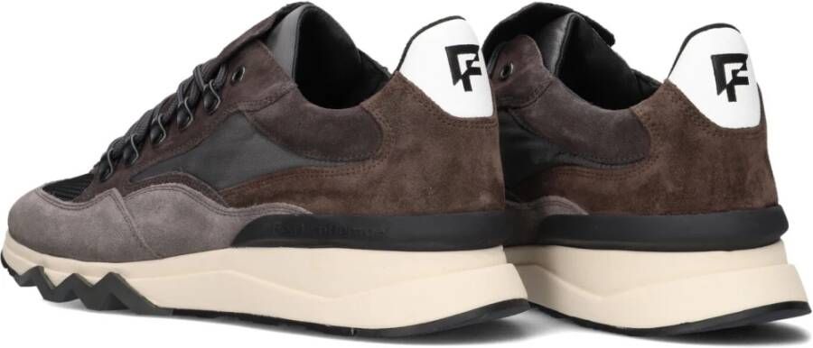 Floris van Bommel Grijze Lage Suède Sneaker Gray Heren