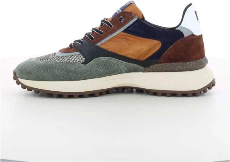 Floris van Bommel Groene Herenschoenen Sfm-10139 Multicolor Heren