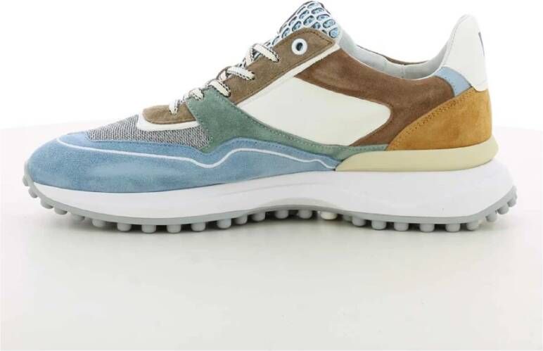 Floris van Bommel Groene herenschoenen Sfm-10139 Z25 Multicolor Heren