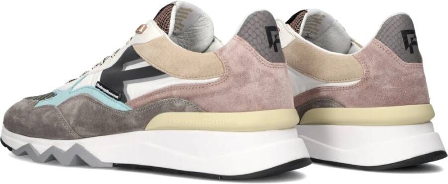 Floris van Bommel Groene Suède Sneakers Sfm-10136 Multicolor Heren
