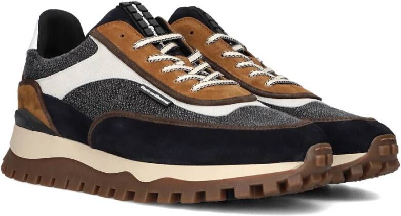 Floris van Bommel Heren Sneakers Grijs Stijlvol Model Multicolor Heren