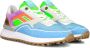 FLORIS VAN BOMMEL Lage Sneakers Dames Sfm-10128 Maat: 37 Materiaal: Textiel Kleur: Blauw - Thumbnail 3