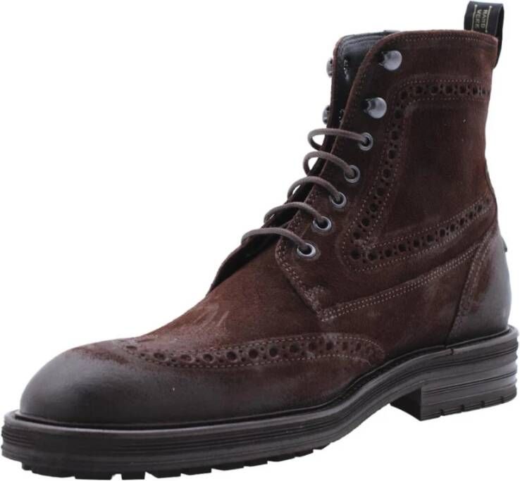 Floris van Bommel Lace-up Boots Bruin Heren