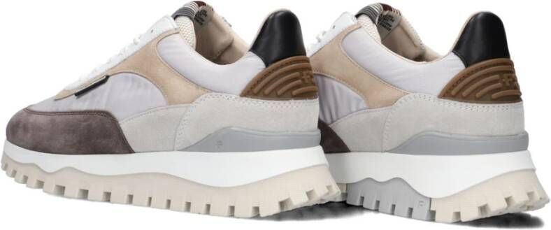 Floris van Bommel Lage Top Heren Sneakers Grijs Multicolor Heren