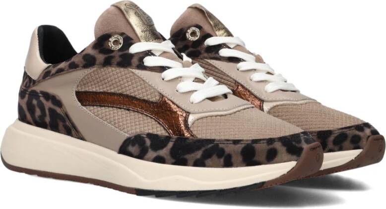 Floris van Bommel Luipaardprint Sneakers voor vrouwen