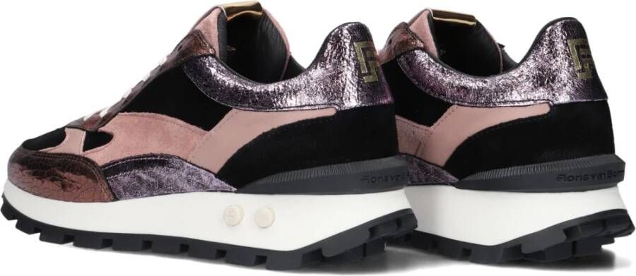 Floris van Bommel Roze Blok Sneakers Multicolor Dames